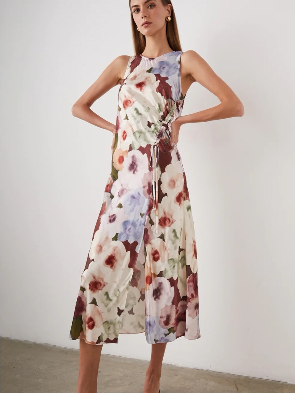 Rails Gabriella dress in painted rose